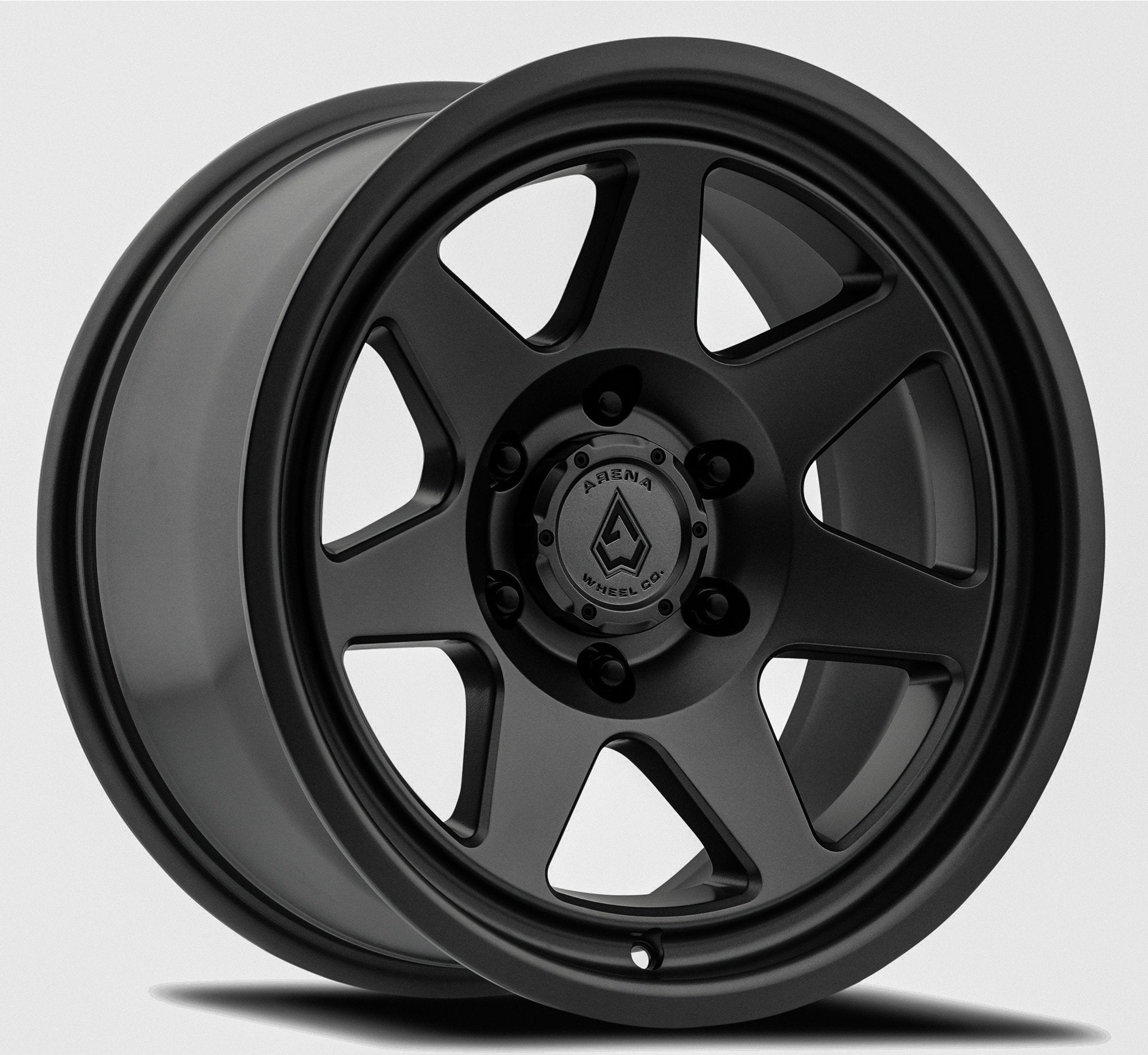 Arena Ridge 17x8.5 Satin Black 6x5.5 0mm Wheel
