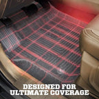 Husky Liners 11-12 Ford SD Crew Cab WeatherBeater Combo Black Floor Liners (w/o Manual Trans Case)