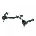 Front Upper Strongarms For 2007-2016 Silverado / Sierra 1500 2Wd/4Wd W/ OE Cast Steel Arms Pair Of Tubular Control Arms W/ Ball Joints And Delrin Bushings Powder Coated Satin Black Ridetech