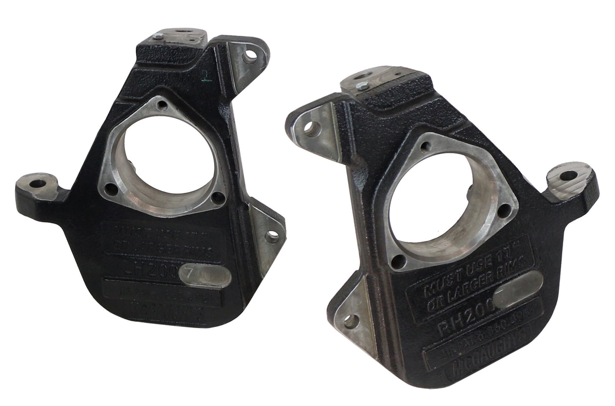 2 Inch Drop Spindles For 2014-2018 Silverado / Sierra 1500 2Wd/4Wd W/ OE Stamped Steel Or Aluminum Control Arms 2019 Legacy and Limited Ridetech