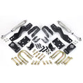 Rear 4 Inch Lowering Kit For 2019-2024 Silverado / Sierra 2WD And 4WD HQ Shocks Axle Flip Brackets Leaf Spring Brackets Shackles Bump Stops And Hardware Ridetech