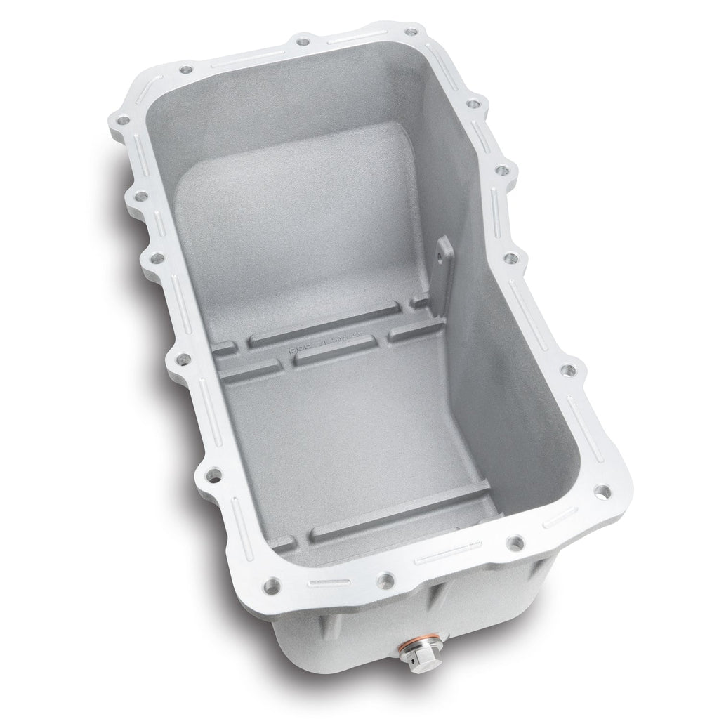 2007-2011 Jeep Wrangler JK 3.8L Heavy-Duty Cast Aluminum Engine Oil Pan Brushed
