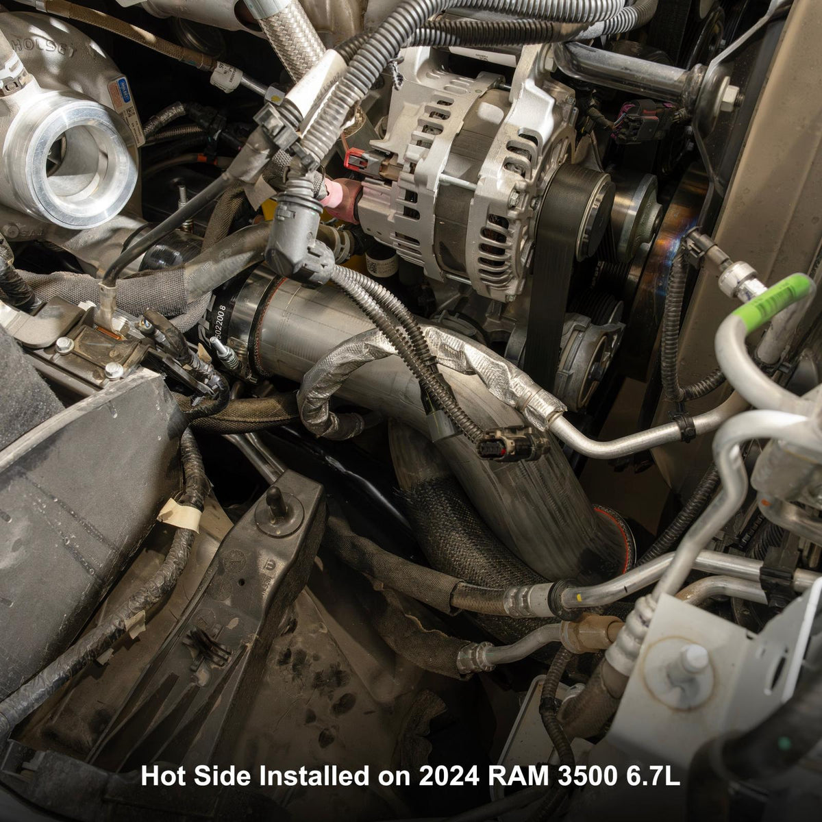 19-25 RAM 6.7L Cummins Hot and Cold Side Intercooler Charge Pipe Kit Raw Pacific Performance Engineering