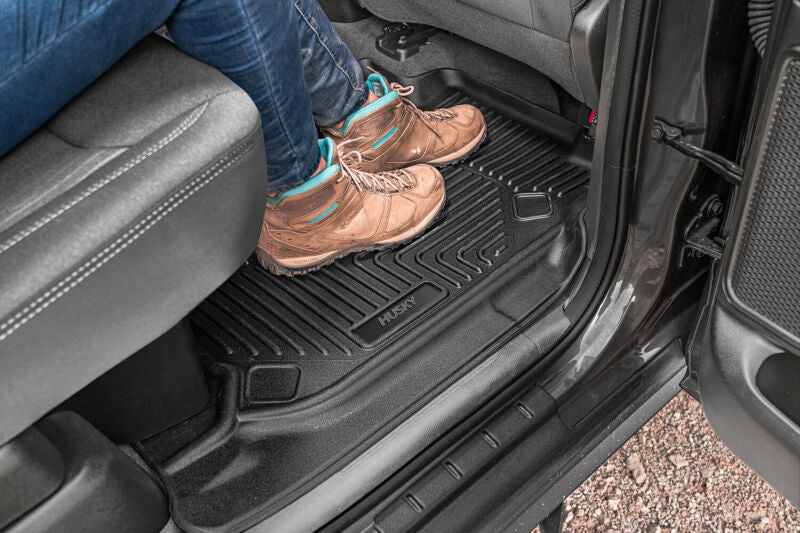 Husky Liners 14-16 Toyota Tundra CrewMax Cab Pickup X-Act Contour Black 2nd Seat Floor Liner