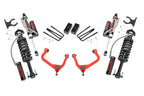 3.5 Inch Lift Kit Vertex Red GMC Sierra 1500 2WD/4WD (2019-2025) Rough Country