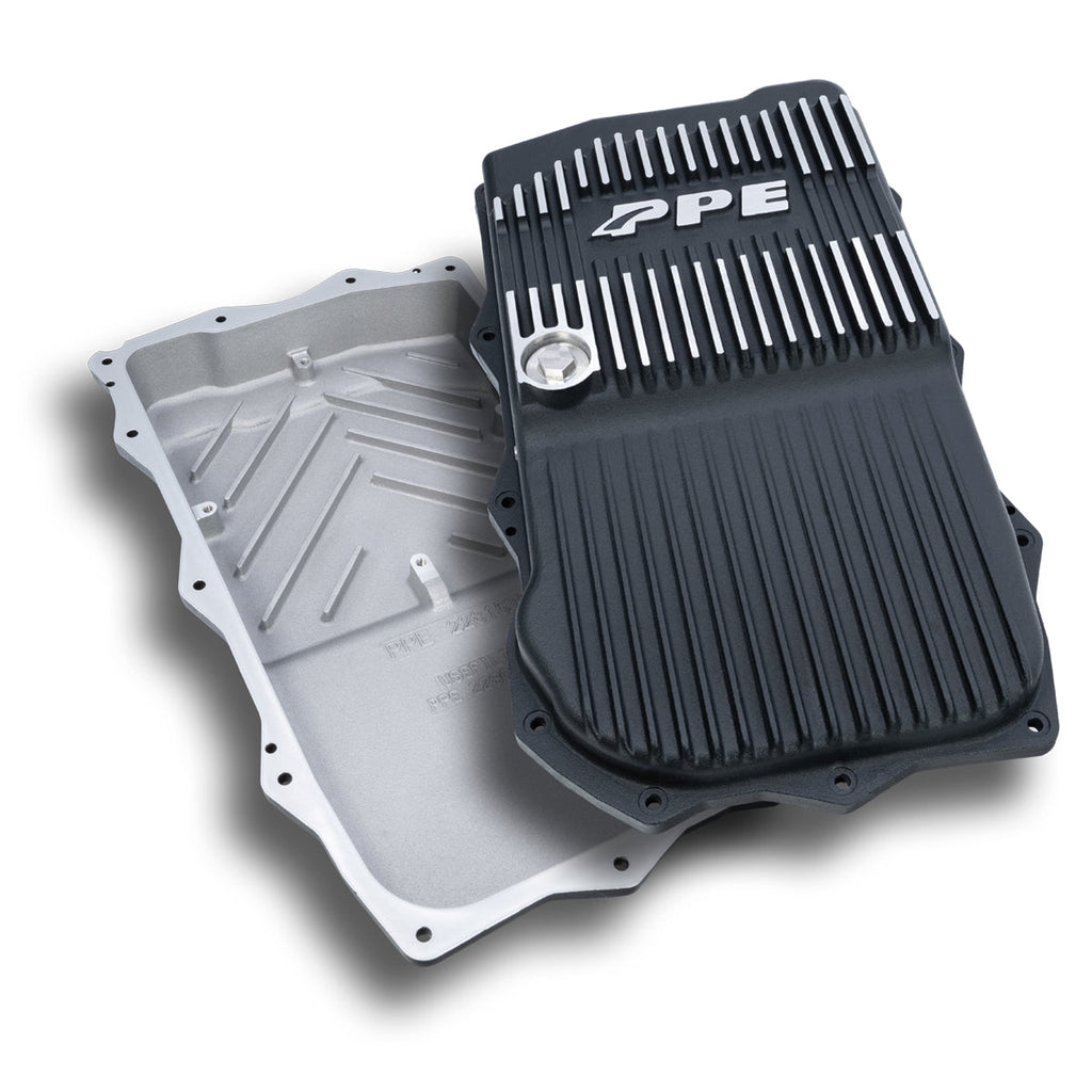 2018-2022 Jeep Wrangler JL/JT w/ 850RE Transmission Heavy-Duty Cast Aluminum Transmission Pan Brushed