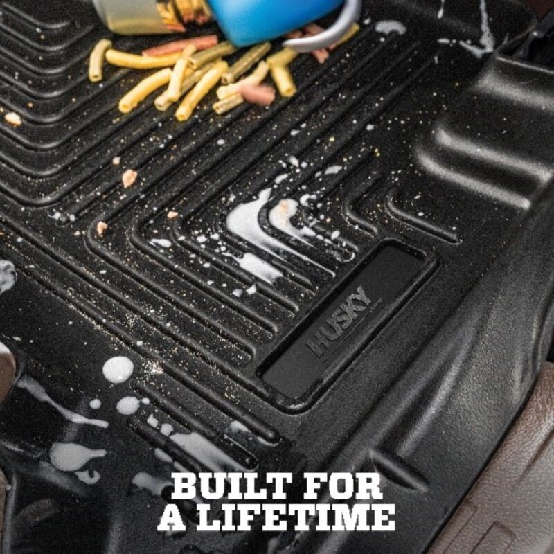 Husky Liners 15 Ford F-150 SuperCrew Cab WeatherBeater Tan 2nd Seat Floor Liner
