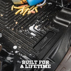 Husky Liners 07-12 Chevy Silverado/GMC Sierra Crew Cab WeatherBeater Combo Gray Floor Liners