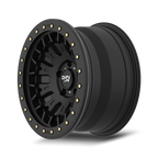Dirty Life DT-3 17X9 6x139.7 -12 Offset - Satin Black w/ Simulated Beadlock