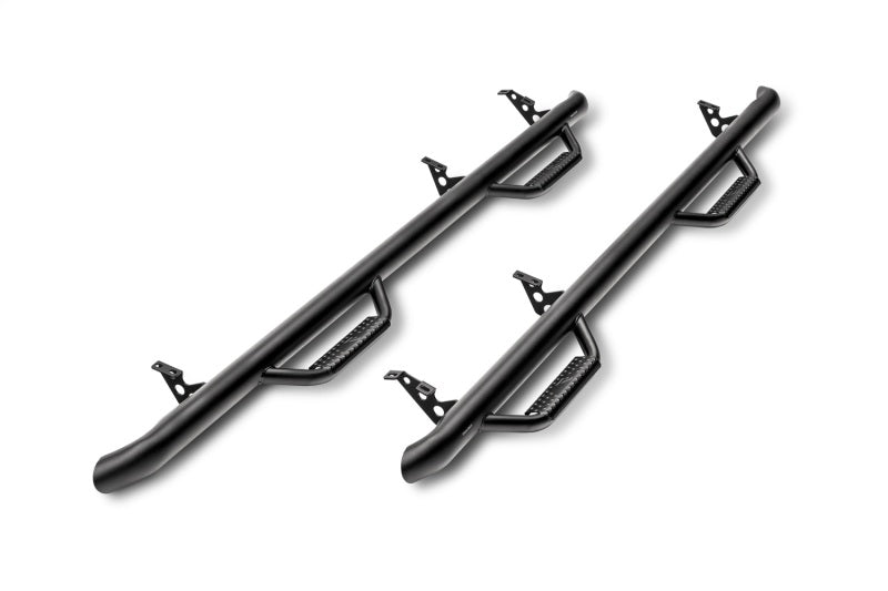 N-Fab Nerf Step 05-15 Toyota Tacoma Double Cab 5ft Bed - Tex. Black - W2W - 2in