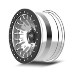 Dirty Life DT-3 17X9 5x127 -38 Offset - Machined Finish w/ Simulated Beadlock