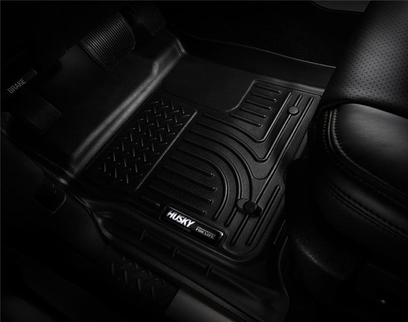 Husky Liners 07-12 Chevy Silverado/GMC Sierra Crew Cab WeatherBeater Combo Gray Floor Liners