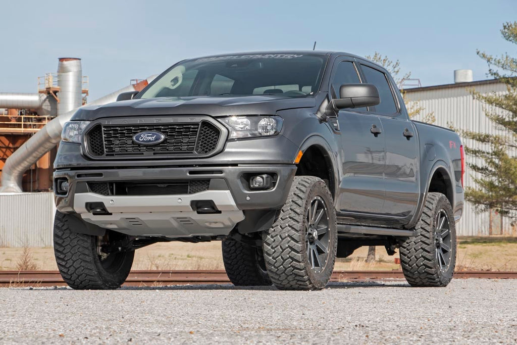 3.5 Inch Lift Kit N3 Cast Steel Knuckles Ford Ranger 4WD (2019-2023) Rough Country