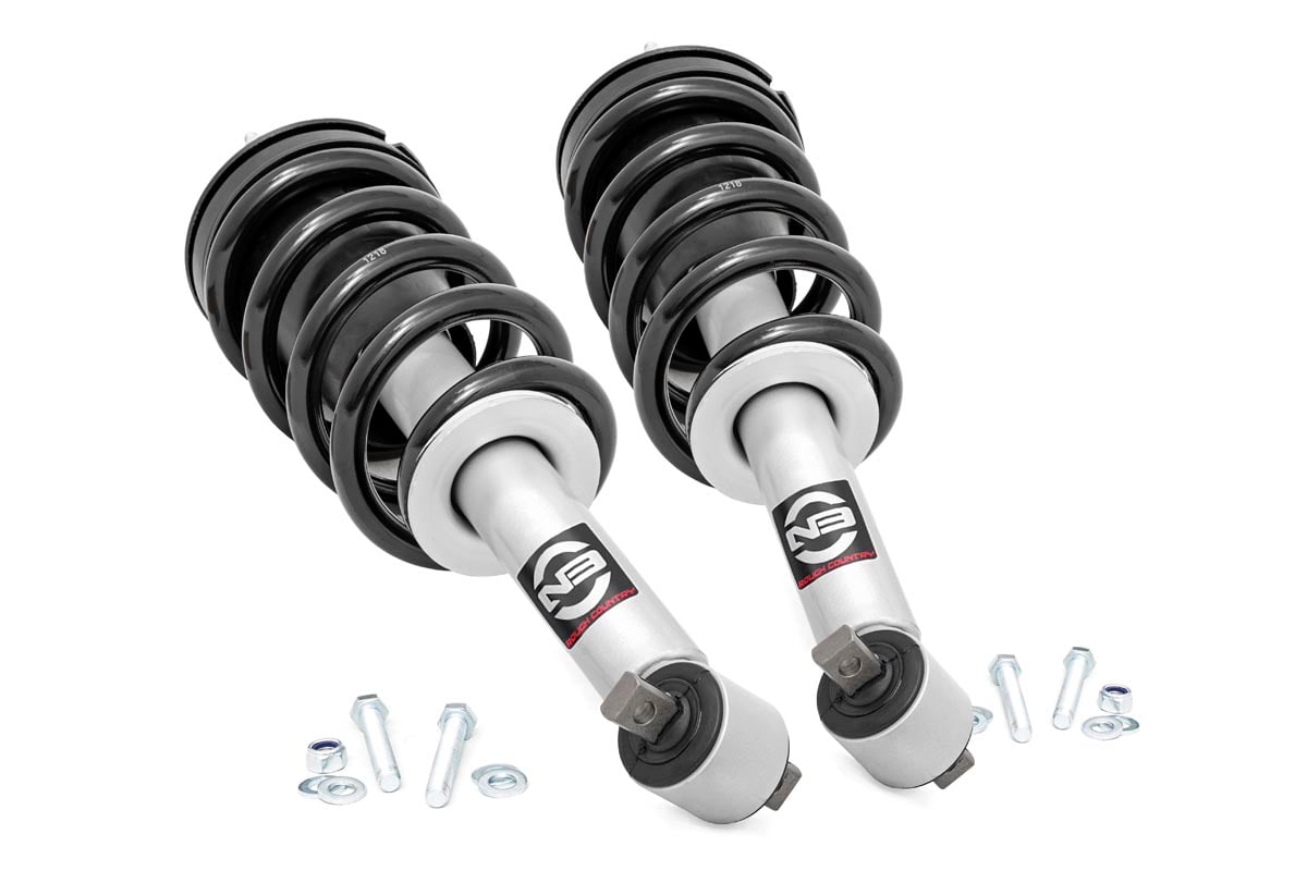 N3 Leveling Struts 2 Inch Loaded Strut Silverado/Sierra 1500 (14-18 & Classic) Rough Country