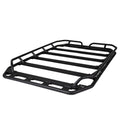 SRM300 60 Inch Long Flat Platform Rack With Hot Rod Rail Kit Textured Black Go Rhino