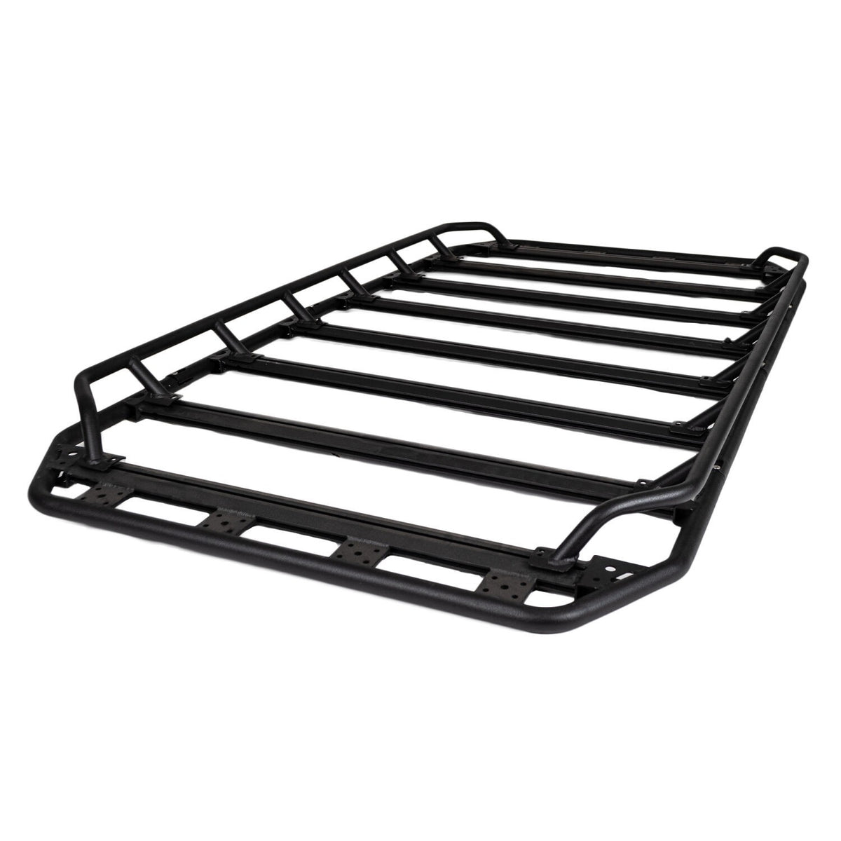 SRM300 80 Inch Long Flat Platform Rack With Side Rail Kit Textured Black Go Rhino
