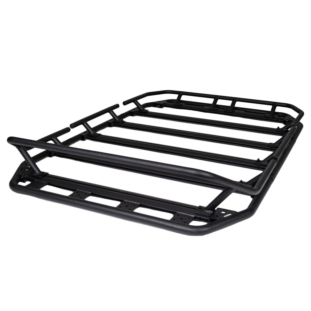 SRM300 60 Inch Long Flat Platform Rack With Baja Rail Kit Textured Black Go Rhino