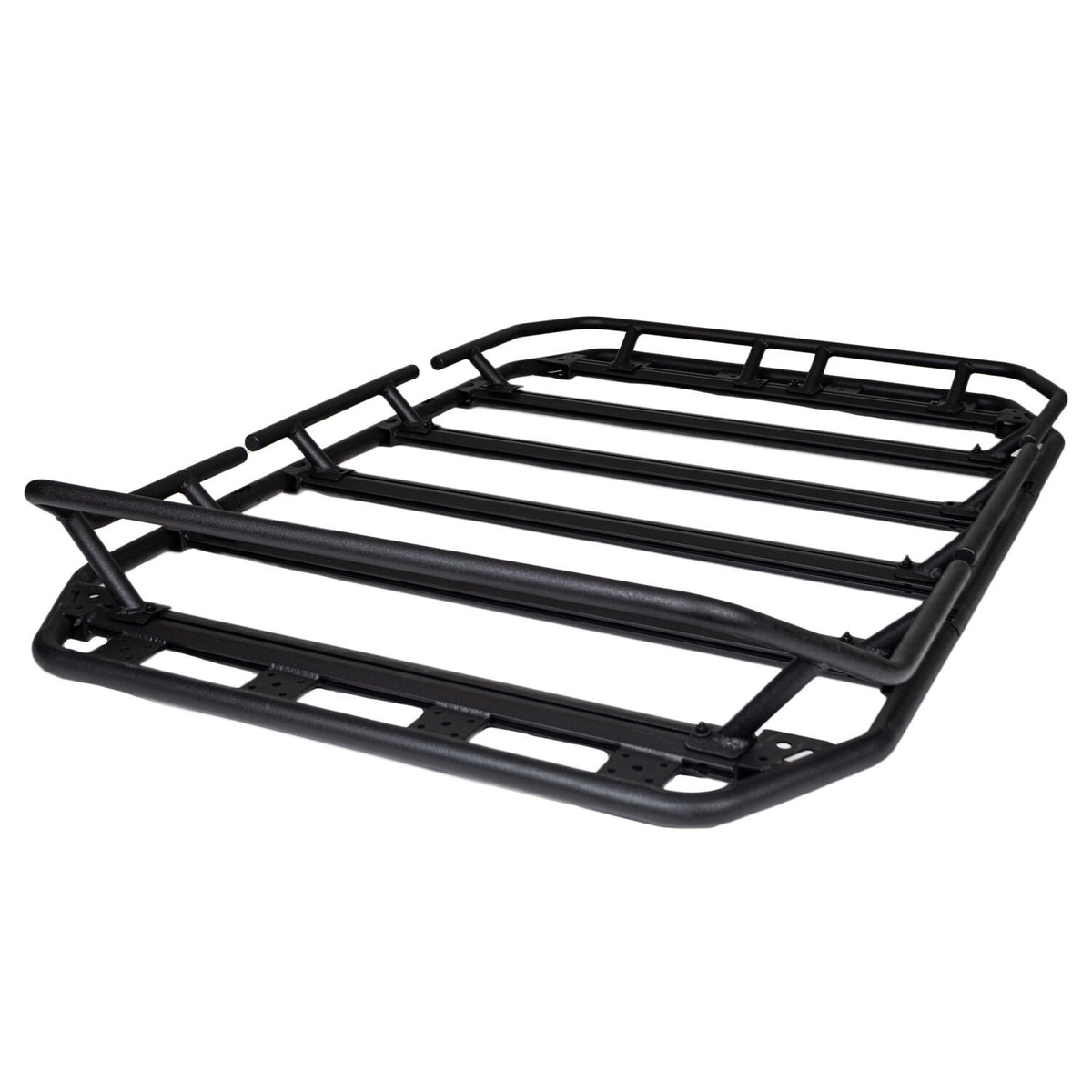 SRM300 60 Inch Long Flat Platform Rack With Baja Rail Kit Textured Black Go Rhino