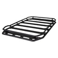 SRM300 60 Inch Long Flat Platform Rack With Trail Rail Kit Textured Black Go Rhino