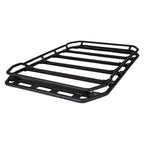 SRM300 60 Inch Long Flat Platform Rack With Trail Rail Kit Textured Black Go Rhino