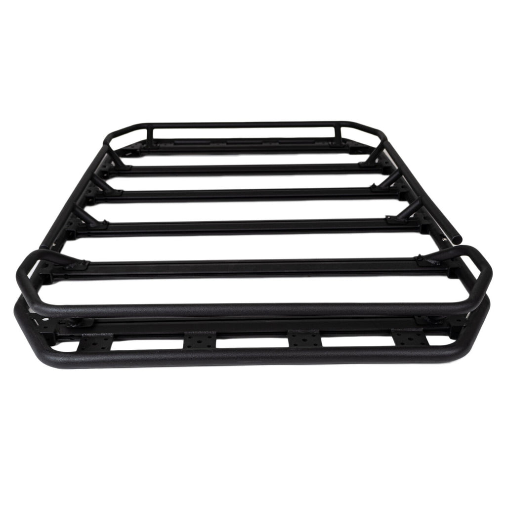SRM300 60 Inch Long Flat Platform Rack With Trail Rail Kit Textured Black Go Rhino