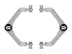ICON 20-26 GM 2500/3500 HD Billet UCA DJ PRO HD Kit