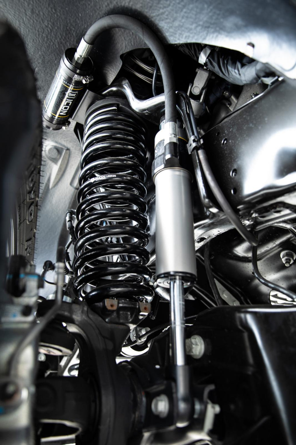 2023 Ford F-250/F-350 Super Duty 4WD Gas 2.5 Inch Lift Front Dual Rate Coil Spring Kit W/ Caster Cams Icon Vehicle Dynamics