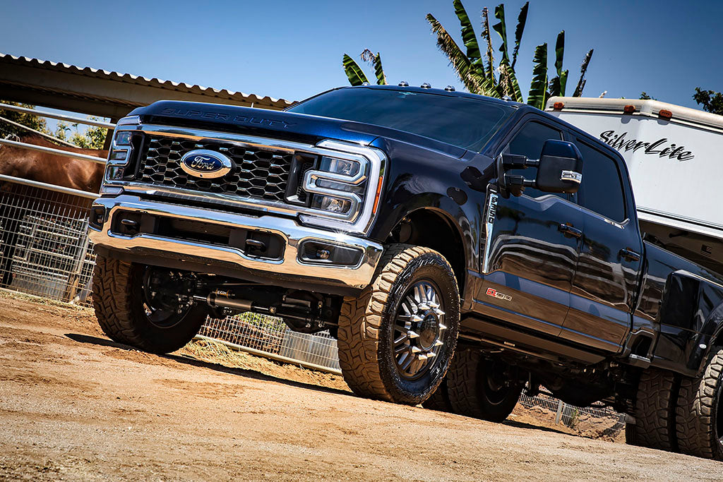 2005-2024 Ford F-450/F-550 Super Duty 2.5 Piggyback Centerline Steering Stabilizer Kit Icon Vehicle Dynamics