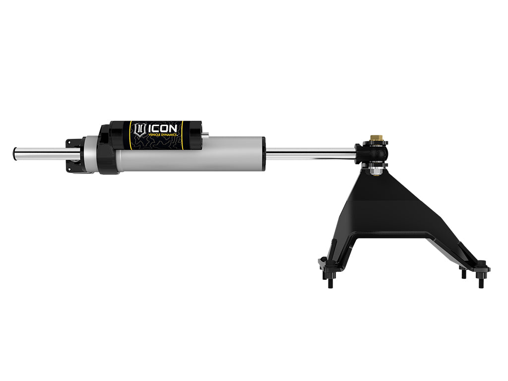 2005-2024 Ford F-450/F-550 Super Duty 2.5 Piggyback Centerline Steering Stabilizer Kit Icon Vehicle Dynamics