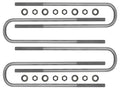 2011-2025 Ford F-250/F-350 Super Duty Rear 17 Inch U-Bolt Kit Icon Vehicle Dynamics