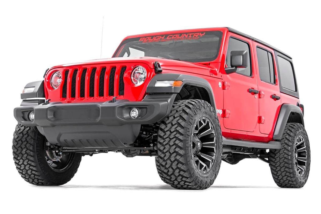 2.5 Inch Lift Kit Coils M1 Jeep Wrangler Unlimited Rubicon 4WD (2018-2023) Rough Country