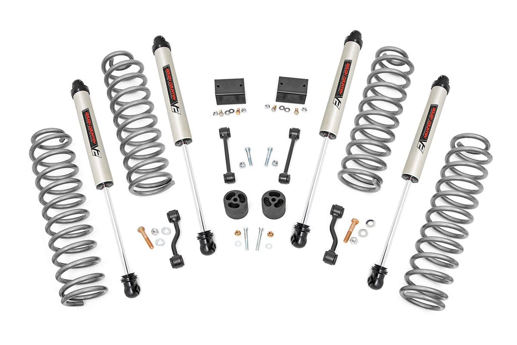 2.5 Inch Lift Kit Coils V2 Jeep Wrangler Unlimited 4WD (2018-2023) Rough Country