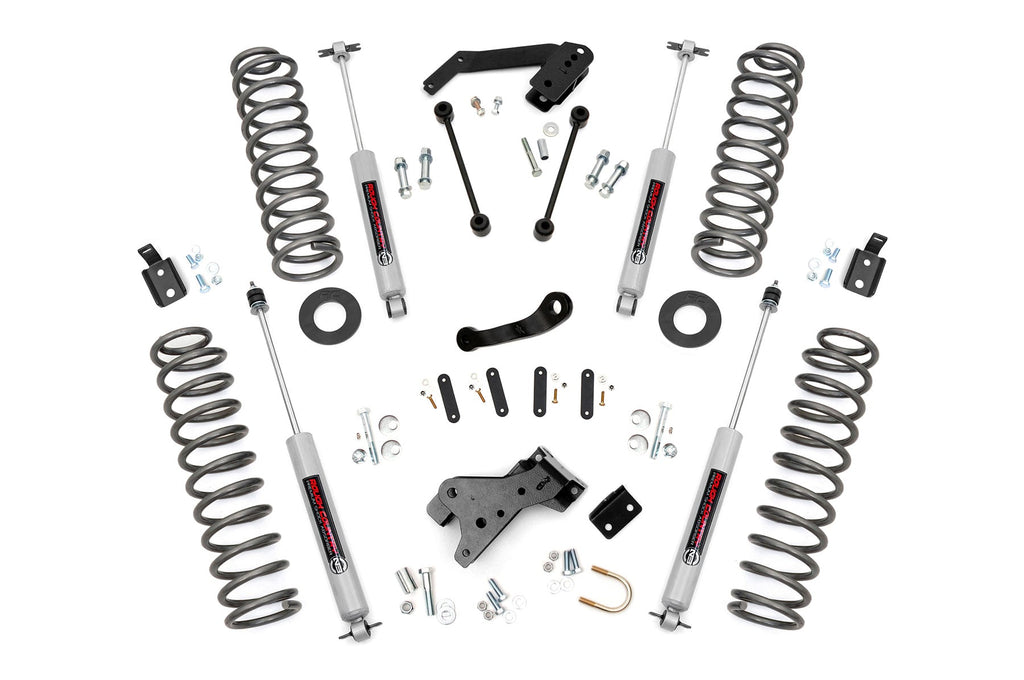 4 Inch Lift Kit Jeep Wrangler Unlimited 2WD/4WD (2007-2018) Rough Country