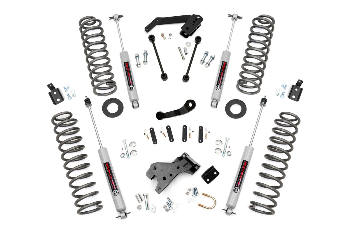 4 Inch Lift Kit Jeep Wrangler Unlimited 2WD/4WD (2007-2018) Rough Country