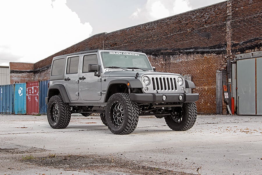 4 Inch Lift Kit V2 Jeep Wrangler Unlimited 2WD/4WD (2007-2018) Rough Country