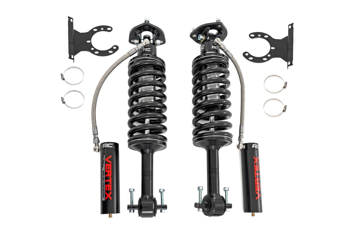 Vertex 2.5 Reservoir Coilovers Front 5.5-6.5 Inch Ford F-150 4WD (14-26) Rough Country
