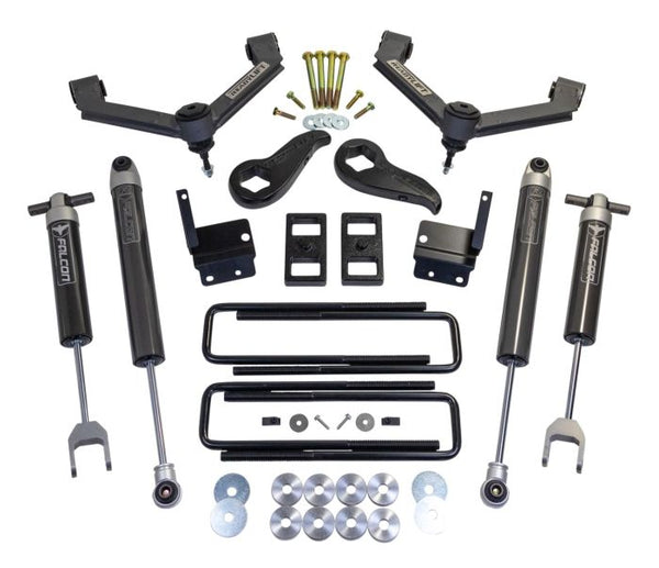 ReadyLift 3'' SST Lift Kit With Fabricated Control Arms And Falcon 1.1 Monotube Shocks- GM Silverado / Sierra 2500HD/3500HD 2020-2026