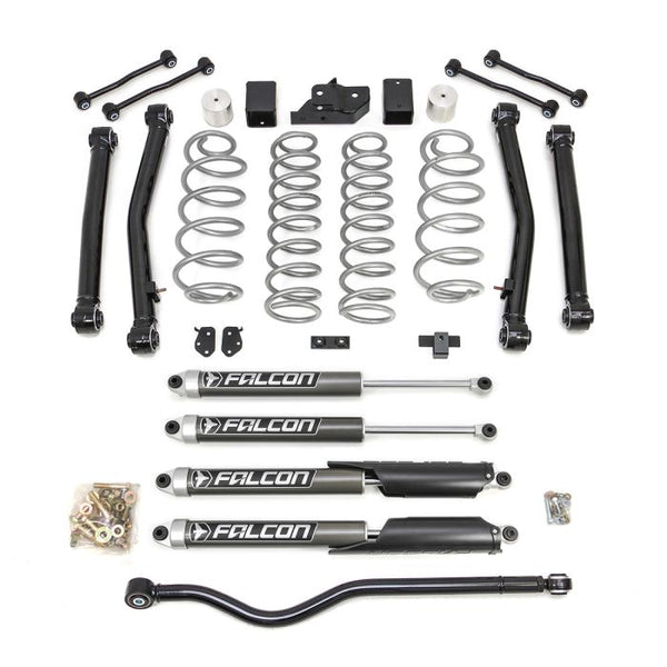 ReadyLift 3.5'' Terrain Flex 4-Arm Kit With Falcon 2.1 Monotube Shocks 2018-2026 Jeep JL Wrangler