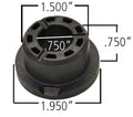 Delrin Control Arm Bushing 2.0 Inch Large OD 1.500 Small OD .75 Inch Id 1.00 OAL Ridetech