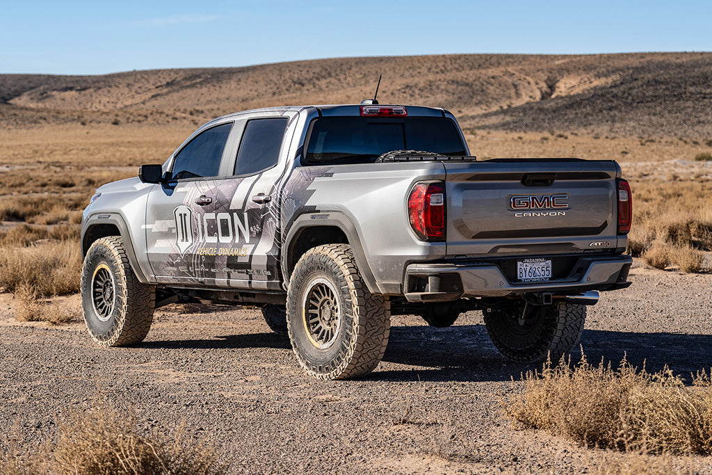 2023-2024 Canyon/Colorado Trail Boss & ZR2 2.5 Series Coilover Kit Remote Reservoir W/ CDCV Icon Vehicle Dynamics