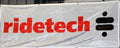 Banner White W/ Red And Black Ridetech 3Ft X 8Ft Ridetech