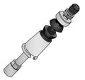 2.75 Inch HQ Stud Top Assembly For Use W/ Ridetech Coil-Overs And Shockwaves Ridetech