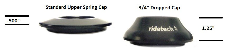 Coil-Over Spring Mount 3/4 Inch Dropped For Additional Clearance Ridetech