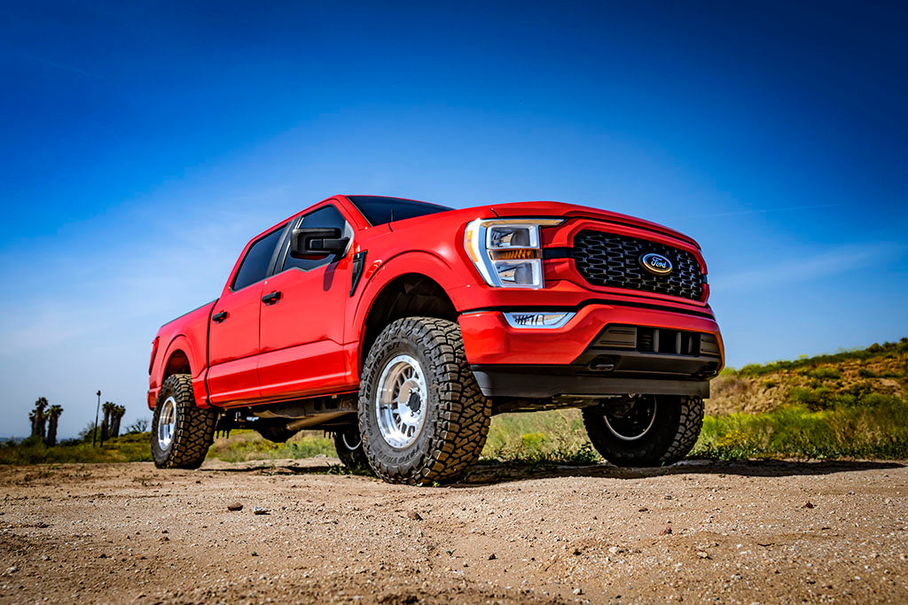 2021-2024 Ford F-150 4WD-Tremor 3.5-4.5 Inch-2.5-3 Inch Lift Front V.S. 2.5 Series Coilovers Internal Reservoir Pair Icon Vehicle Dynamics