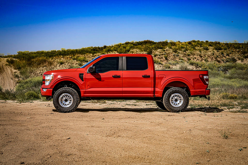 2021-2024 Ford F-150 4WD-Tremor 3.5-4.5 Inch-2.5-3 Inch Lift Front V.S. 2.5 Series Coilovers Internal Reservoir Pair Icon Vehicle Dynamics