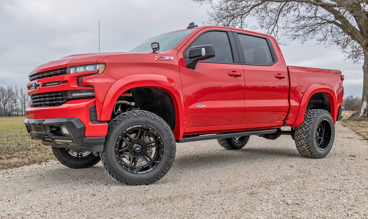 92 Series Wheel Machined One-Piece Gloss Black 20x12 8x170 -44mm Rough Country