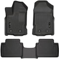 Weatherbeater Front and Second Seat Floor Liner Set Black 19-23 Ford Ranger Husky Liners