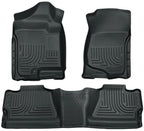 Husky Liners 07-12 Chevy Silverado/GMC Sierra Crew Cab WeatherBeater Combo Gray Floor Liners