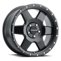 Aluminum Wheels 17x8 Boost 946B Satin Black 6 Spoke 35 Offset 5 on 108 Bolt Pattern 72.62 Bore Raceline