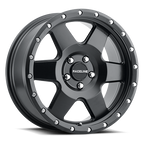 Aluminum Wheels 17x8 Boost 946B Satin Black 6 Spoke 35 Offset 5 on 108 Bolt Pattern 72.62 Bore Raceline